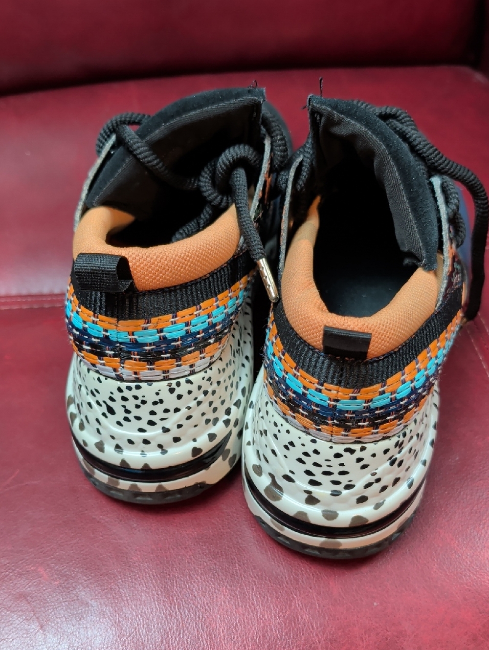 Steve Madden Cliff Aztec Leather Women's Athletic Sneaker Shoe 9.5 - Picture 6 of 8